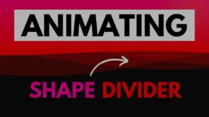 animated shape dividers