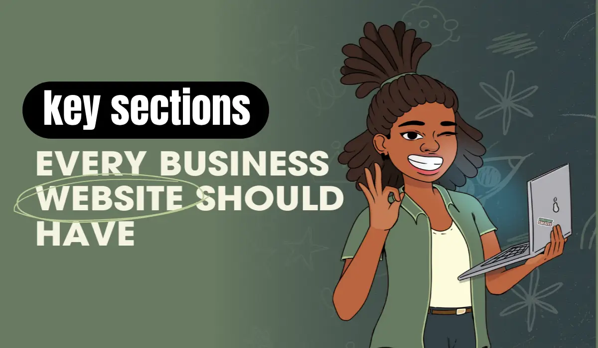 essential sections every business website should have